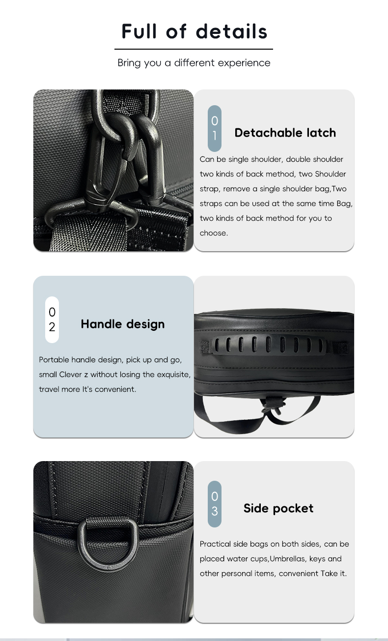 LED Display Single Shoulder Bag LED light multi-function dynamic advertising sling Bag led screen bag With led display（images 6）