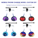 Blinking Eyes LED Display Panel Eagle Eyes Winking Screen APP Programmable LED Eye Display Sign for Car Backpack LED Screen