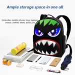 Factory Supplier Travel Bag LED Eye Backpack High Quality Cartoon Waterproof Travel Mini Small Girls Backpack School Bags