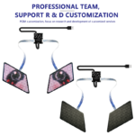 App control programmable winking eye led display screen panel led eagle eye blinking screen for backpack bags cars clothes