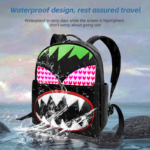 Factory Supplier Travel Bag LED Eye Backpack High Quality Cartoon Waterproof Travel Mini Small Girls Backpack School Bags