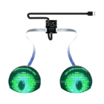Blinking Eyes LED Display Panel Eagle Eyes Winking Screen APP Programmable LED Eye Display Sign for Car Backpack LED Screen