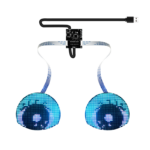 Blinking Eyes LED Display Panel Eagle Eyes Winking Screen APP Programmable LED Eye Display Sign for Car Backpack LED Screen