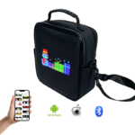 LED Display Single Shoulder Bag LED light multi-function dynamic advertising sling Bag led screen bag With led display