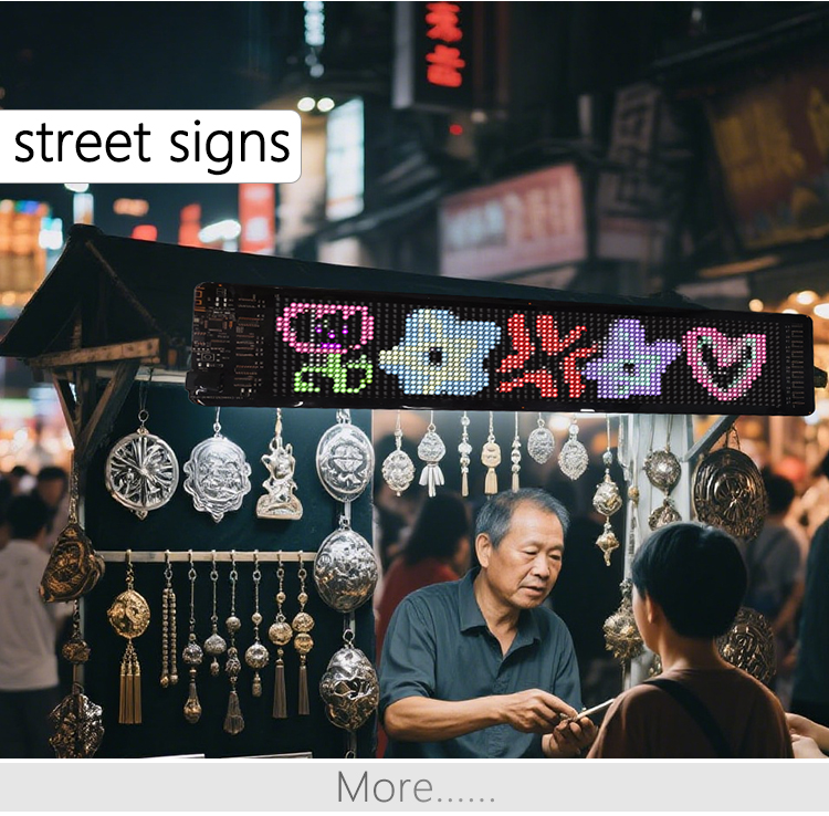 Internet celebrity truck devil eye LED screen car eye light truck dynamic LED light smart car sticker Factory direct sales（images 11）