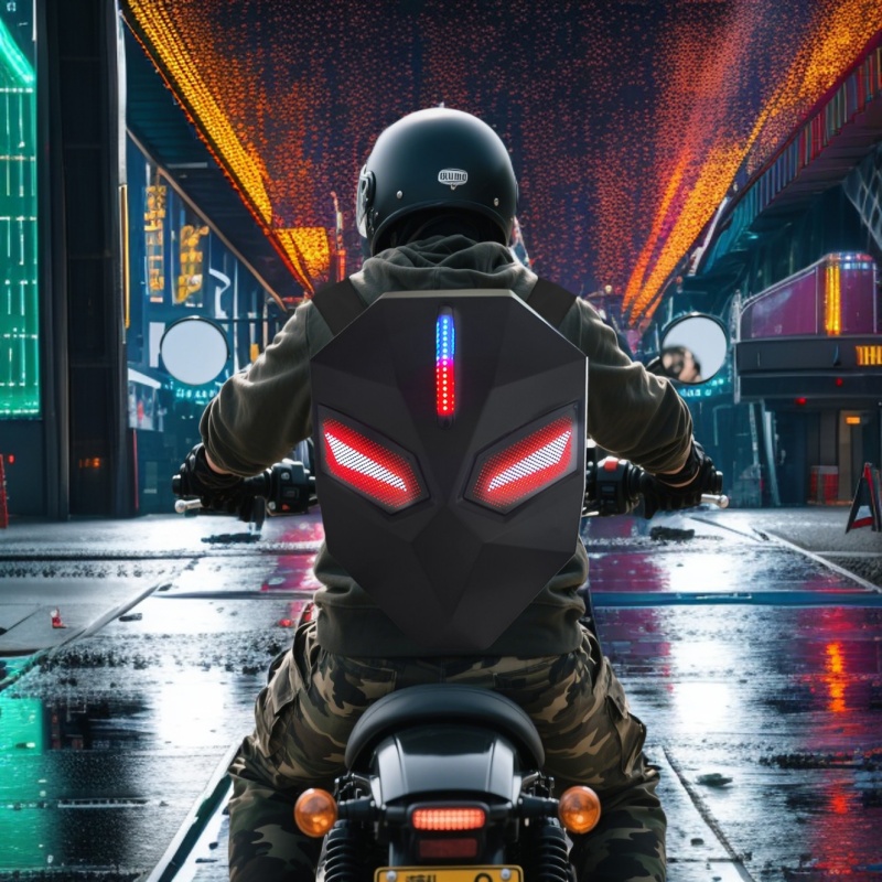 LED Backpack Motorcycle Backpack DIY programmin...