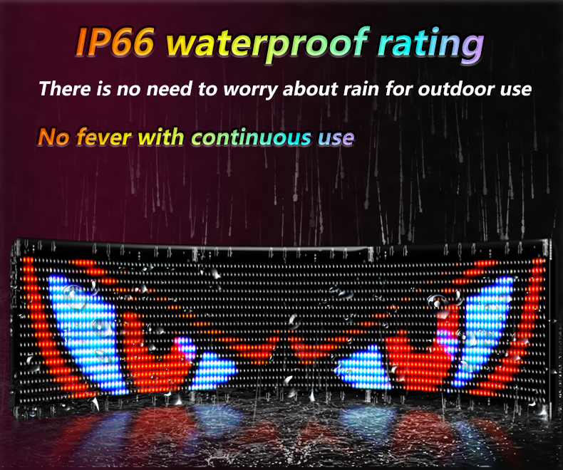 Manufacturer Others Car Light Accessories LED Matrix Panel for Truck LED Eyes for Car Customized Messages Advertising Strip（images 6）