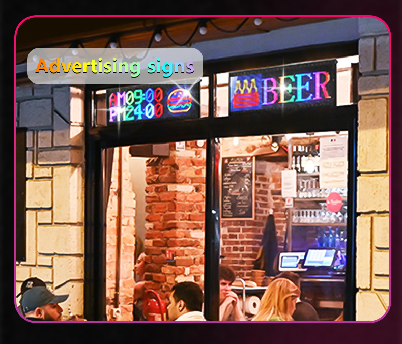 Manufacturer Others Car Light Accessories LED Matrix Panel for Truck LED Eyes for Car Customized Messages Advertising Strip（images 10）