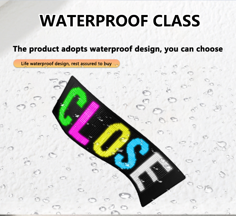 Demon Eye 5V USB Cable RGB DIY Text Animation Outdoor Free Design APP Control Flexible Panel Lights（images 2）