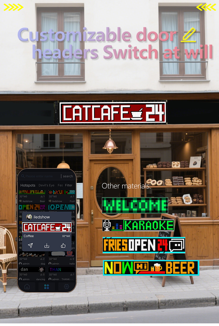 High Brightness Flexible LED Display Ultra-Thin & Bendable LED Advertising Screen for Car Stuck Store Bar（images 1）