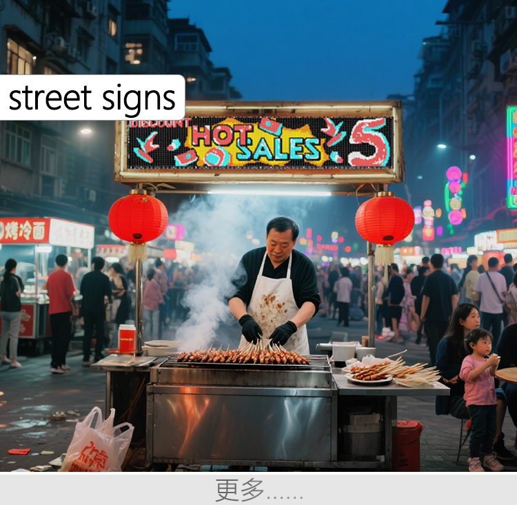 Large Size Flexible LED Display Screen RGB Color Running Words Advertising APP Control Flexible LED Strips LED Message Panel（images 11）