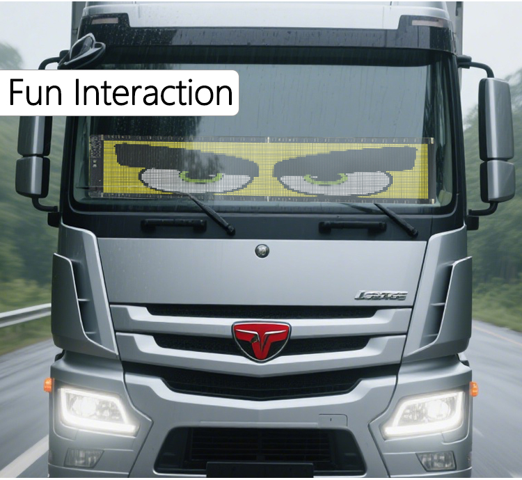 High Brightness Flexible LED Display Ultra-Thin & Bendable LED Advertising Screen for Car Stuck Store Bar（images 11）