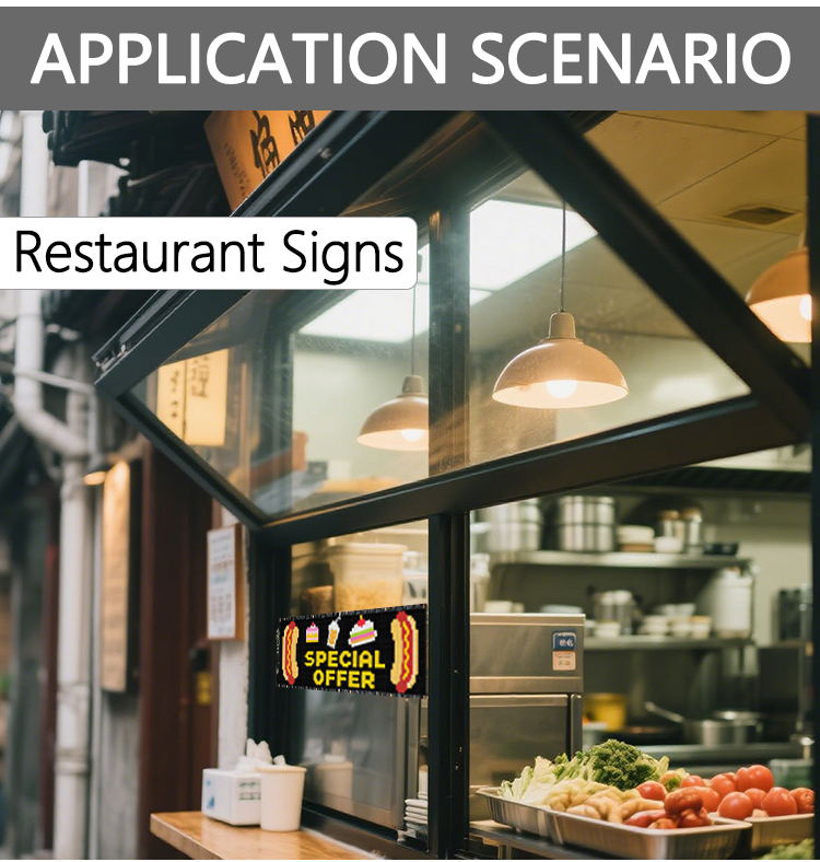 Large Size Flexible LED Display Screen RGB Color Running Words Advertising APP Control Flexible LED Strips LED Message Panel（images 8）