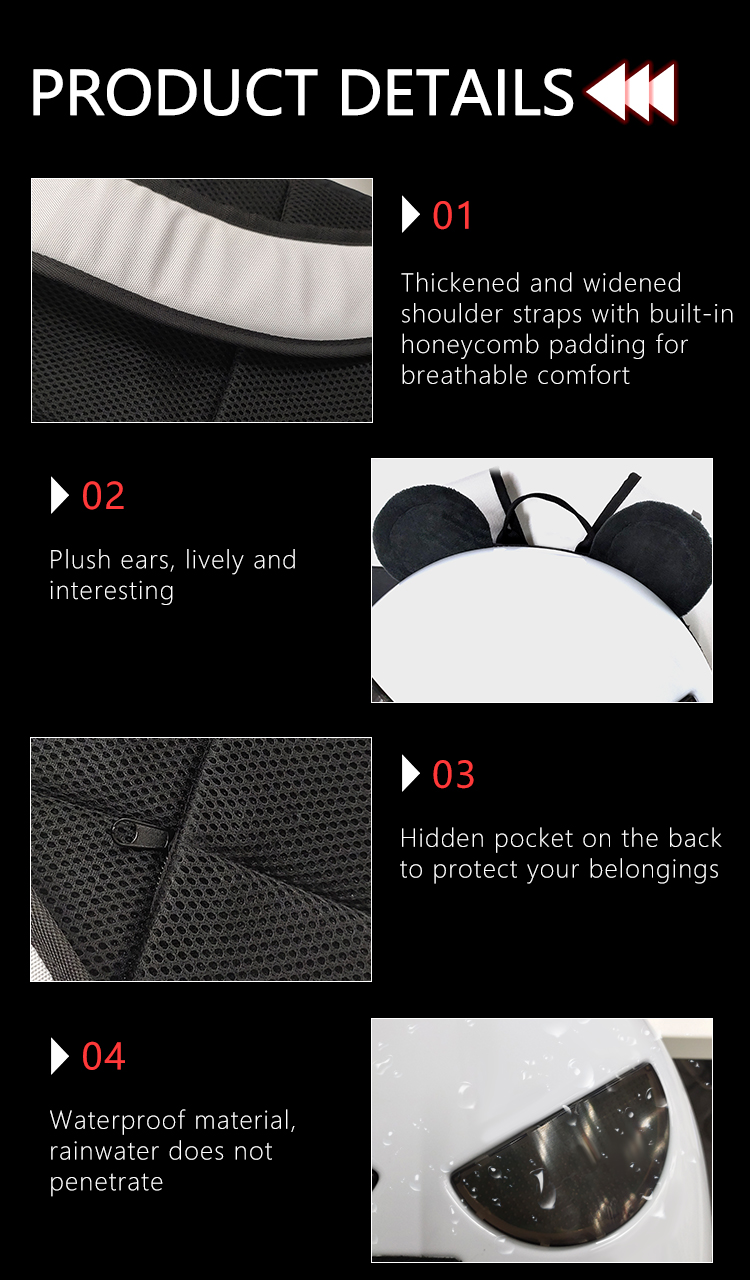 New LED Backpack Customized DIY Dynamic Devil Eyes Light Display Screen Mobile Control Advertising School Bags with a Screen（images 9）