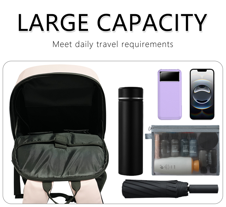 Pixel 96*128 LED Backpack High Resolution Display Backpack with Digital LED Screen Clear Display Photos Women Backpack（images 9）