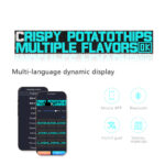 Large Size Flexible LED Display Screen RGB Color Running Words Advertising APP Control Flexible LED Strips LED Message Panel