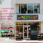 High Brightness Flexible LED Display Ultra-Thin & Bendable LED Advertising Screen for Car Stuck Store Bar