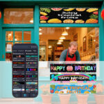 Large Size Flexible LED Display Screen RGB Color Running Words Advertising APP Control Flexible LED Strips LED Message Panel