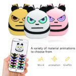 New LED Backpack Customized DIY Dynamic Devil Eyes Light Display Screen Mobile Control Advertising School Bags with a Screen