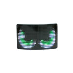 Wireless Motorcycle Helmet LED Safety Light APP Control Turn Signal Warning Brake Light with USB Charging