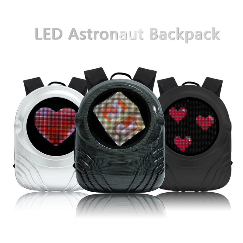 Astronaut Style Smart LED Backpack Custom Text/...