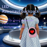 2025 Hot Selling Cute Astronaut Mini Backpack with LED Screen for Kids, Unique Casual Daypack