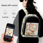 Waterproof Smart LED Display Backpack Customizable Moving Message & Graphics Display Via APP