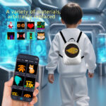 2025 Hot Selling Cute Astronaut Mini Backpack with LED Screen for Kids, Unique Casual Daypack