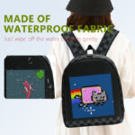 Waterproof Smart LED Display Backpack Customizable Moving Message & Graphics Display Via APP