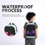 LED Display Waterproof Bag RGB Full Color LED Screen Backpack APP Control LED Bag Women Led Backpack Display