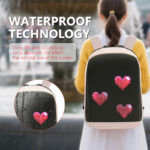 Pixel 96*128 LED Backpack High Resolution Display Backpack with Digital LED Screen Clear Display Photos Women Backpack