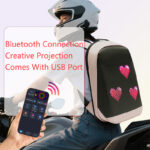 Pixel 96*128 LED Backpack High Resolution Display Backpack with Digital LED Screen Clear Display Photos Women Backpack