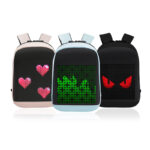LED Display Waterproof Bag RGB Full Color LED Screen Backpack APP Control LED Bag Women Led Backpack Display
