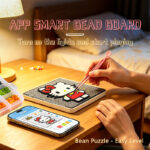 52*52 Smart LED Perler Bead Board App Controlled Pegboard with 52×52 /78×78 /104×104 Bluetooth Connection Board for Hama & Fuse Beads