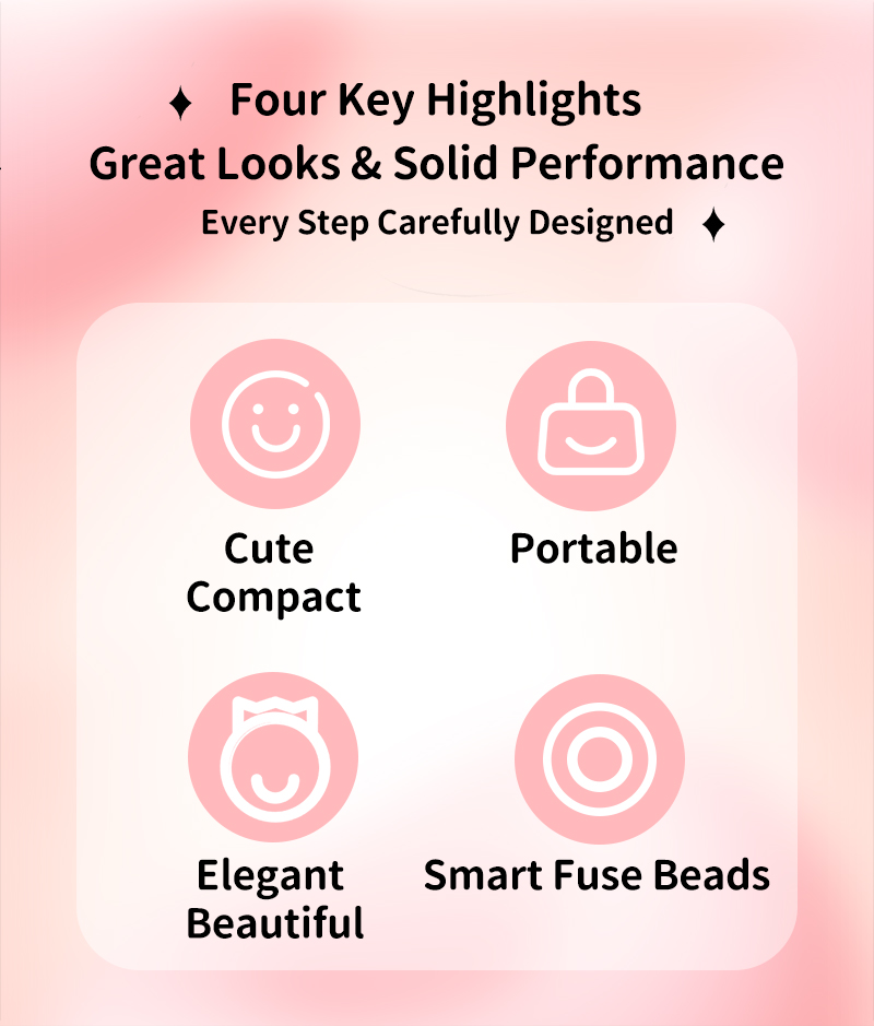Cute 32 Pegs Smart Fuse Bead Board Portable LED Light Board APP Pattern Maker for Children DIY Handmade Toy Wholesale（images 2）