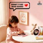 Cute 32 Pegs Smart Fuse Bead Board Portable LED Light Board APP Pattern Maker for Children DIY Handmade Toy Wholesale